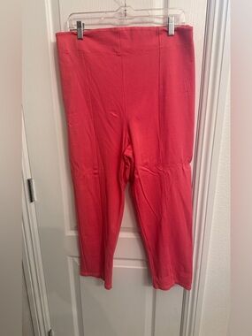 Laura Byrnes x Pinup Girl Clothing Little Jun pants CORAL